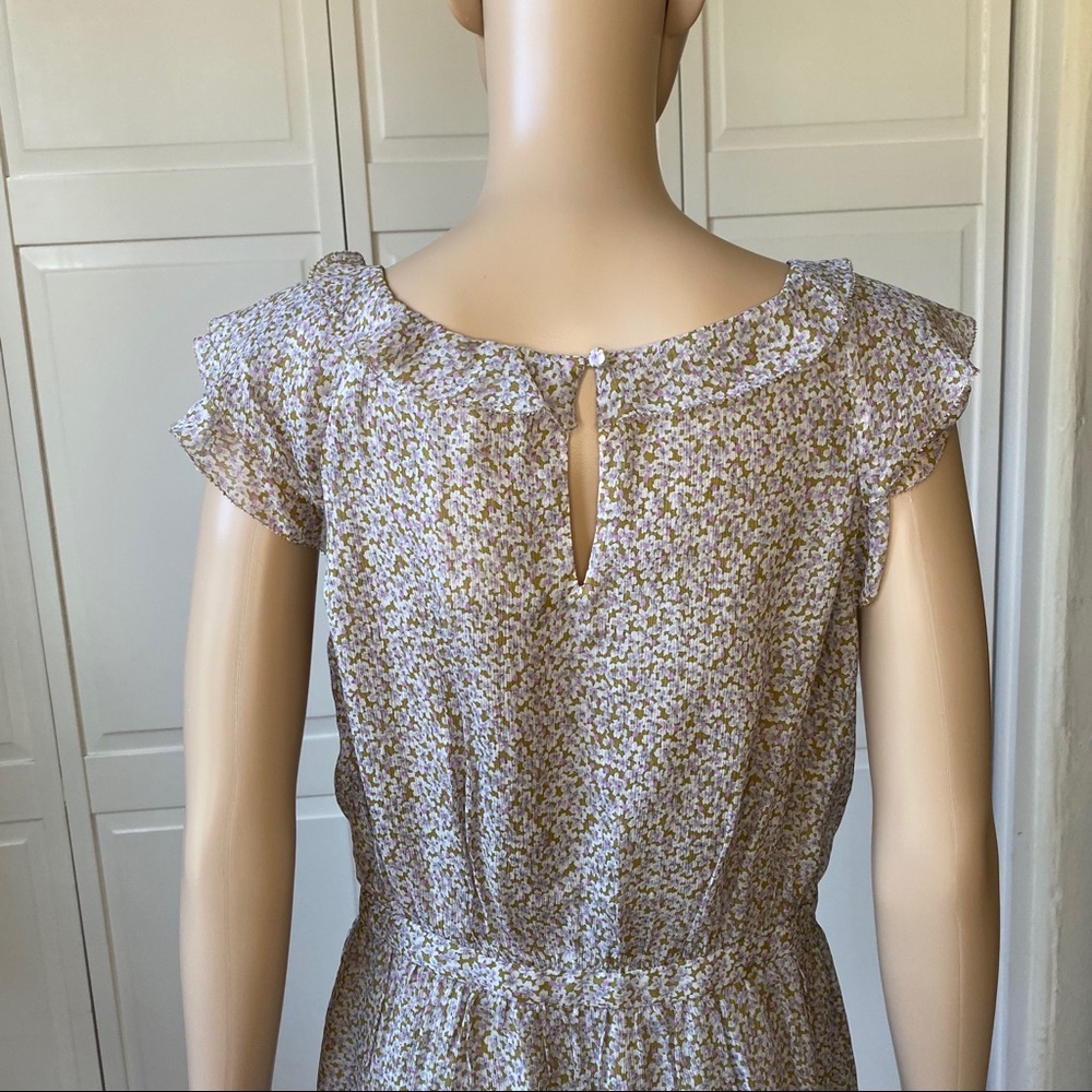 J. Crew Lucinda Letour Silk Floral Dress Sz 8 - Picture 5 of 8